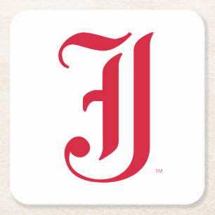 Jacksonville Staat University Classic JSU Letter Rechteckiger Pappuntersetzer