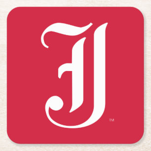 Jacksonville Staat University Classic JSU Letter Rechteckiger Pappuntersetzer