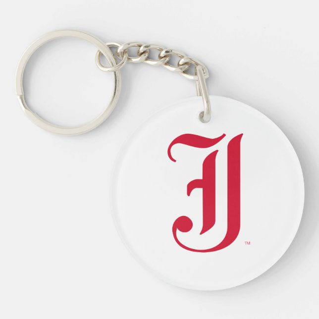 Jacksonville Staat University Classic JSU Letter Schlüsselanhänger (Vorderseite)