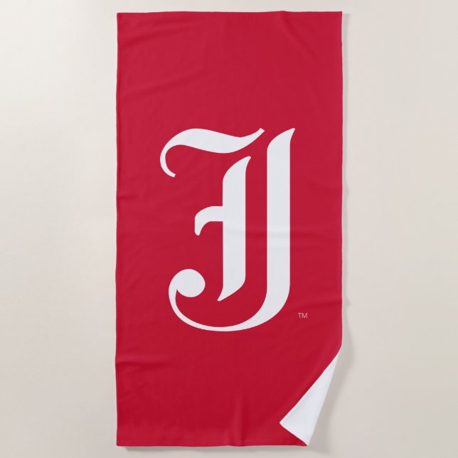 Jacksonville Staat University Classic JSU Letter Strandtuch (Vorderseite)
