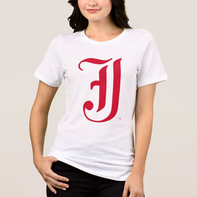 Jacksonville Staat University Classic JSU Letter Tri-Blend Shirt (Vorderseite)