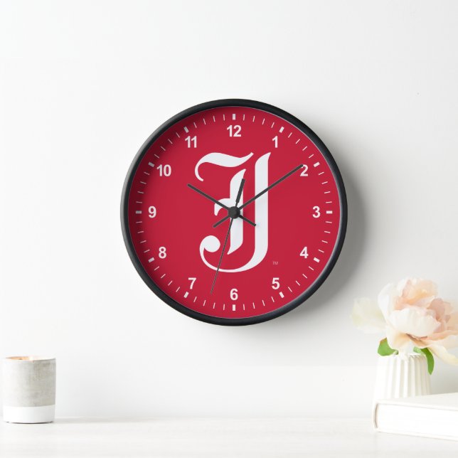 Jacksonville Staat University Classic JSU Letter Uhr (Zuhause)