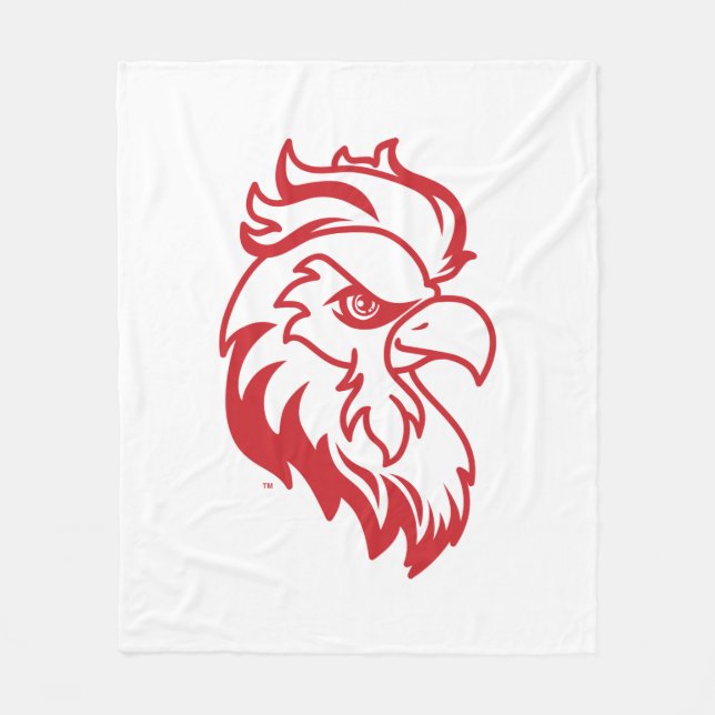 Jacksonville Staat University Gamecocks Red Eagle Fleecedecke (Vorderseite)