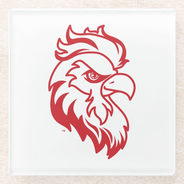 Jacksonville Staat University Gamecocks Red Eagle Glasuntersetzer (Vorderseite)
