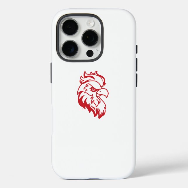 Jacksonville Staat University Gamecocks Red Eagle iPhone 16 Pro Hülle (Rückseite)