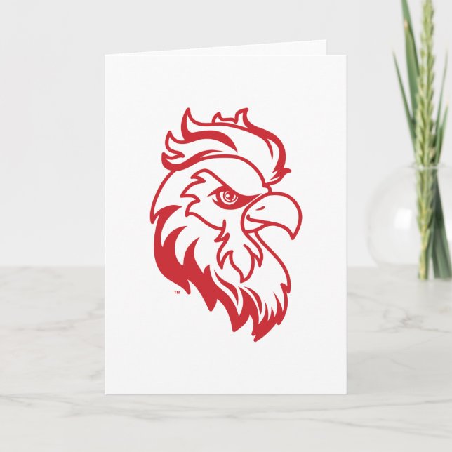 Jacksonville Staat University Gamecocks Red Eagle Karte (Vorderseite)