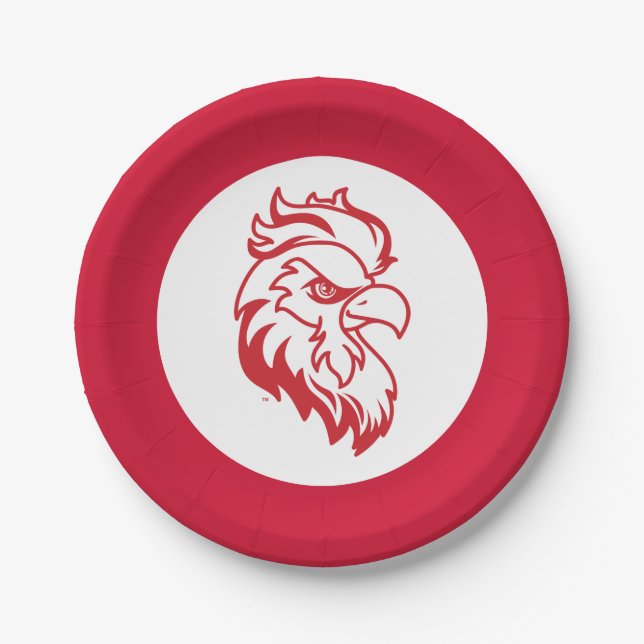 Jacksonville Staat University Gamecocks Red Eagle Pappteller (Vorderseite)