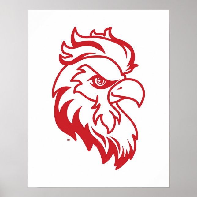 Jacksonville Staat University Gamecocks Red Eagle Poster (Vorne)
