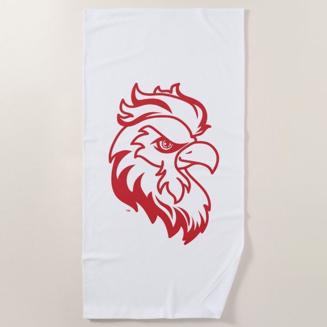 Jacksonville Staat University Gamecocks Red Eagle Strandtuch (Vorderseite)