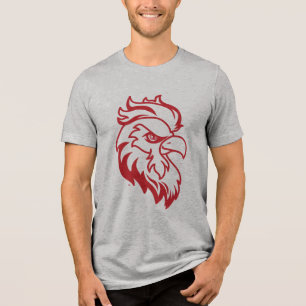 Jacksonville Staat University Gamecocks Red Eagle Tri-Blend Shirt