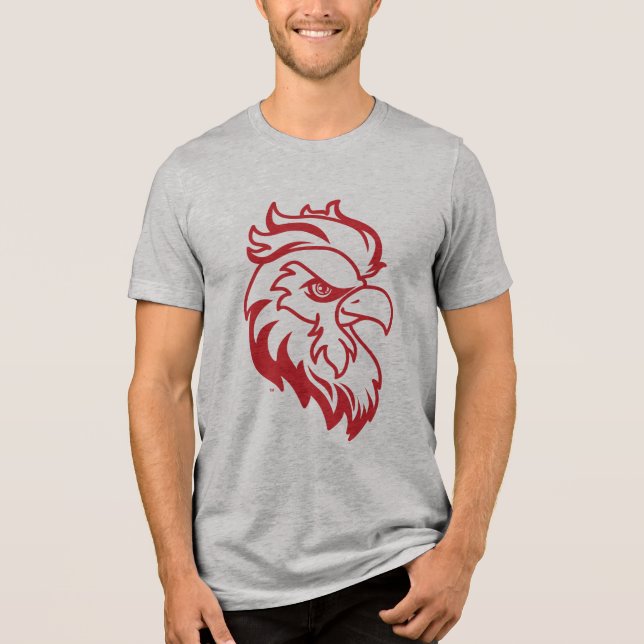 Jacksonville Staat University Gamecocks Red Eagle Tri-Blend Shirt (Vorderseite)