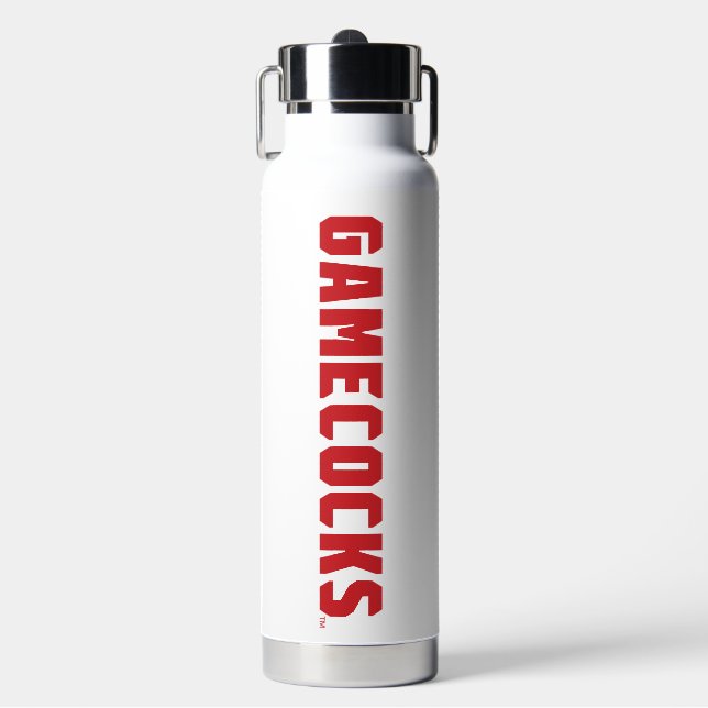 Jacksonville Staat University Gamecocks Rotes Logo Trinkflasche (Vorderseite)