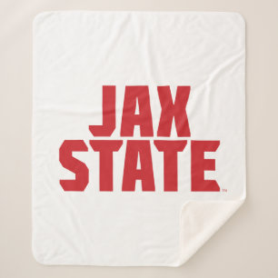 Jacksonville Staat University JAX STAAT Bold Red Sherpadecke