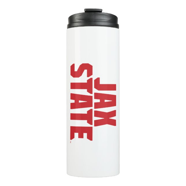 Jacksonville Staat University JAX STAAT Bold Red Thermosbecher (Vorderseite)