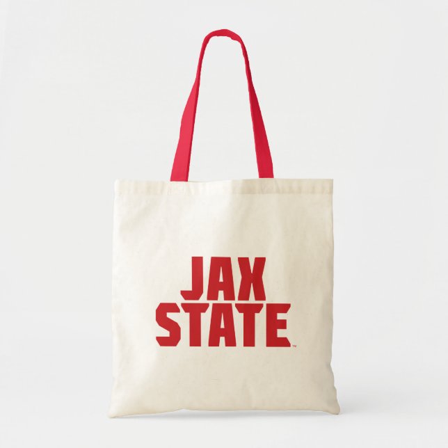 Jacksonville Staat University JAX STAAT Bold Red Tragetasche (Vorne)