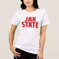 Jacksonville Staat University JAX STAAT Bold Red