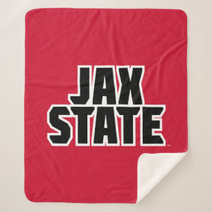Jacksonville Staat University JAX STAAT Bold Text Sherpadecke