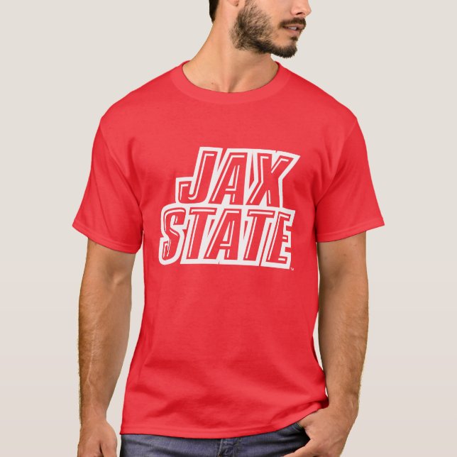 Jacksonville Staat University JAX STAAT Logo 4 T-Shirt (Vorderseite)