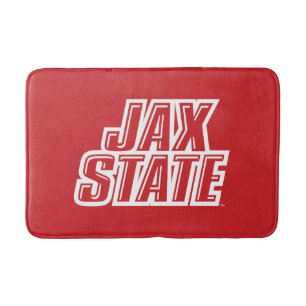 Jacksonville Staat University JAX STAAT Logo Badematte