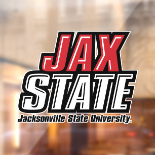 Jacksonville Staat University JAX STAAT Logo Fensteraufkleber