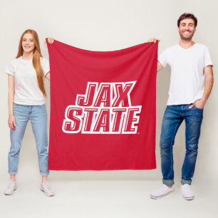Jacksonville Staat University JAX STAAT Logo Fleecedecke