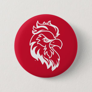 Jacksonville State University Gamecocks rotes Spie Button