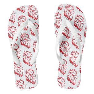 Jacksonville State University Gamecocks rotes Spie Flip Flops