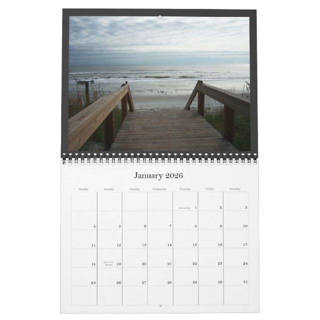 Jacksonville-Strand, Florida - Kalender (Jan 2026)