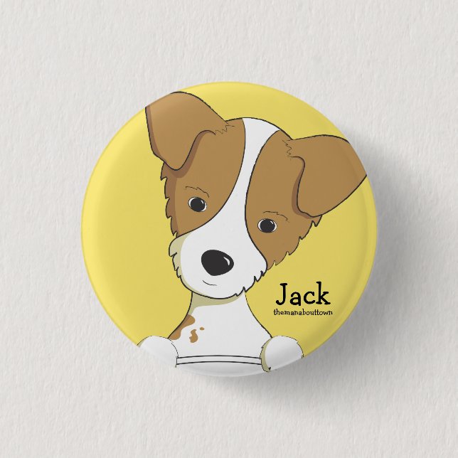 JACKTHEMANABOUTTOWN KOLLEKTOR-KNOPF BUTTON (Vorderseite)