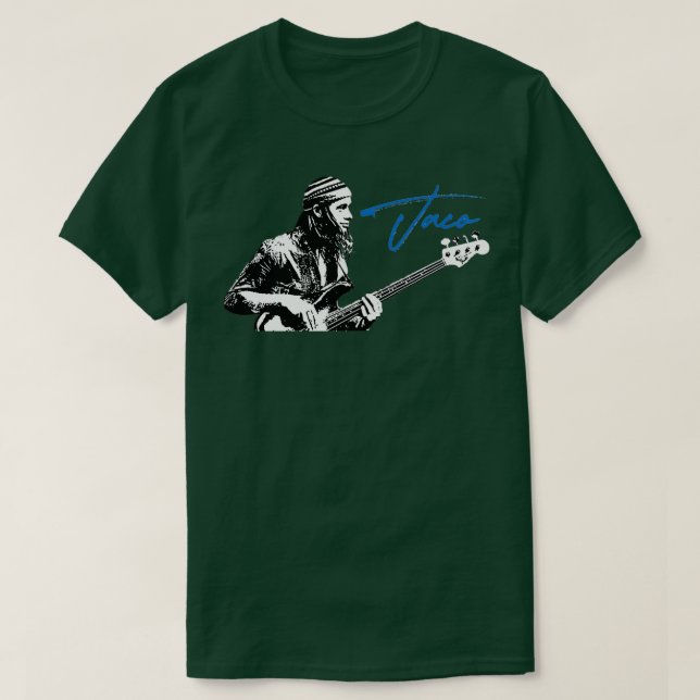 Jaco Pastorius Bassist Fan Kunst und Design  T-Shirt (Design vorne)