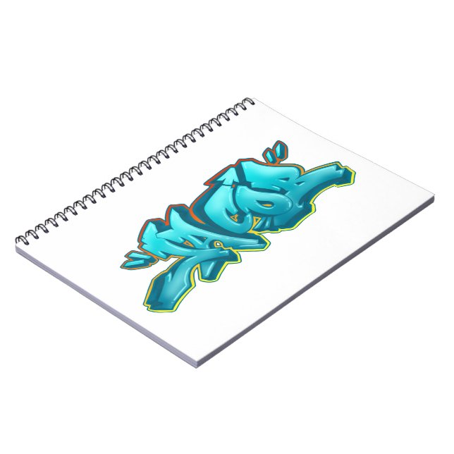 JACOB Graffiti Name - Journals Notizblock (Linke Seite)