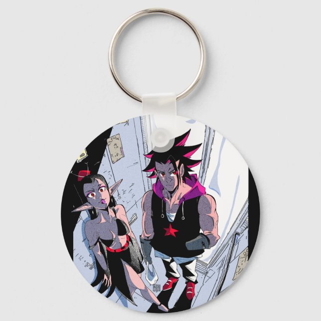 Jacob & Irene Keychain Schlüsselanhänger (Vorderseite)