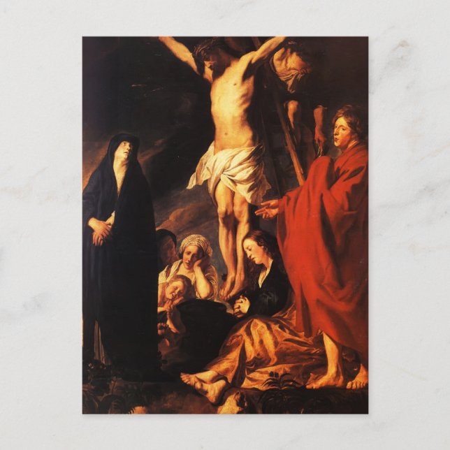 Jacob Jordaens - Christus am Kreuz Postkarte (Vorderseite)