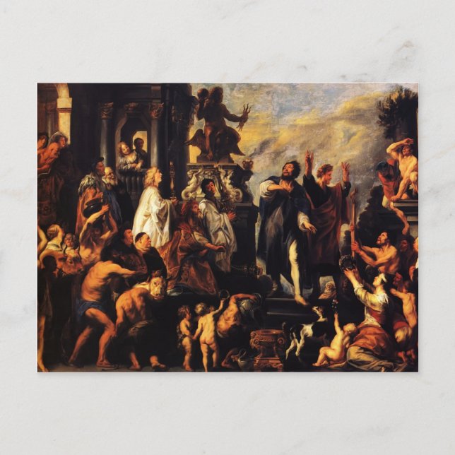 Jacob Jordaens-The Apostles, St. Paul, St. Barnaba Postkarte (Vorderseite)