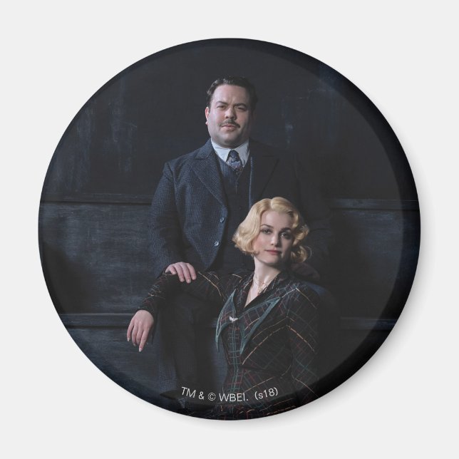 JACOB KOWALSKI™ And QUEENIE GOLDSTEIN™ Photo Magnet (Vorne)