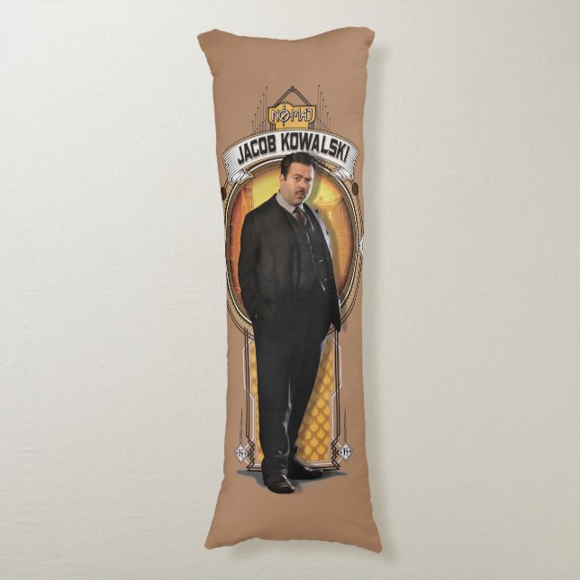 JACOB KOWALSKI™ Art Deco Panel Seitenschläferkissen (Vorderseite Vertikal)