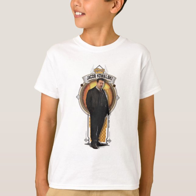 JACOB KOWALSKI™ Art Deco Panel T-Shirt (Vorderseite)