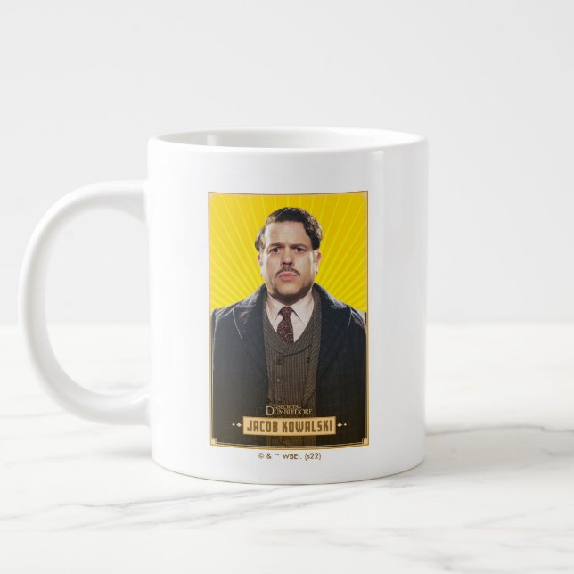 Jacob Kowalski Character Graphic Jumbo-Tasse (Links)