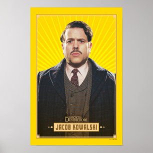 Jacob Kowalski Charakter Grafik Poster