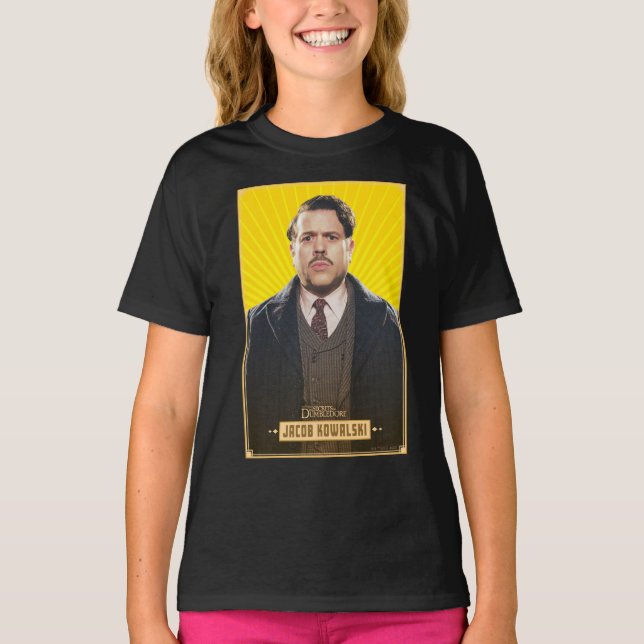 Jacob Kowalski Charakter Grafik T-Shirt (Vorderseite)