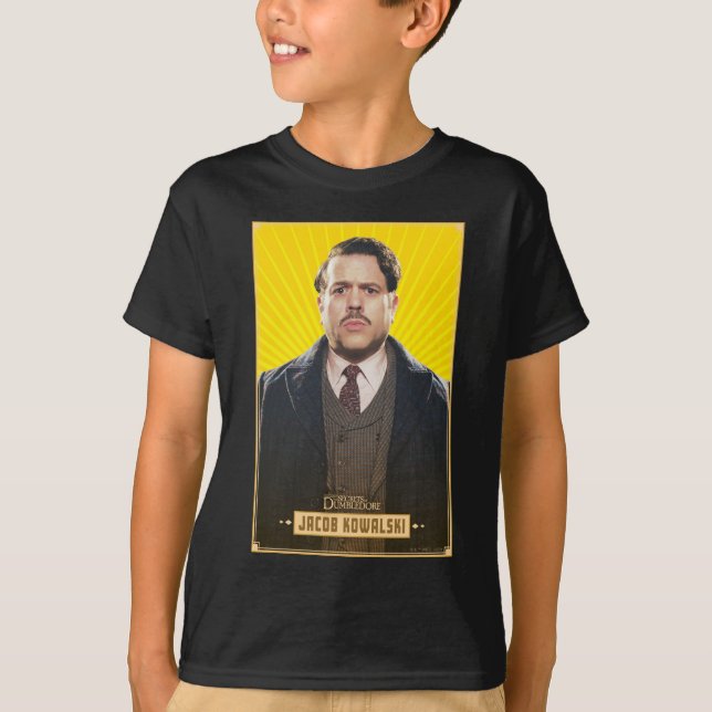 Jacob Kowalski Charakter Grafik T-Shirt (Vorderseite)