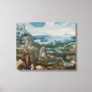 Jacob Patinir - Landschaft mit dem Heiligen Dom Leinwanddruck