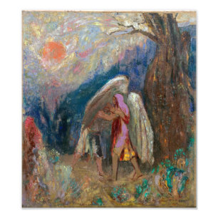 Jacob und der Engel   Odilon Redon   Fotodruck