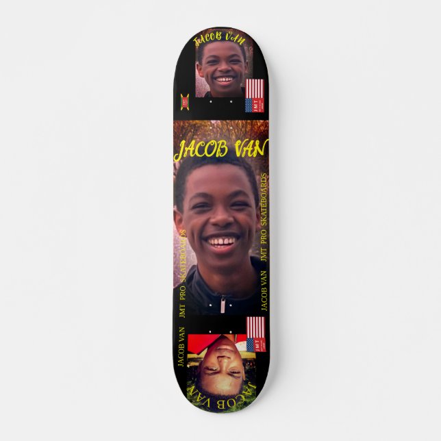 JACOB VAN OFFICIAL JMT 7 3/4" Skateboard Deck (Devant)