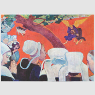 Jacob Wrestling mit dem Engel, Gauguin Seidenpapier