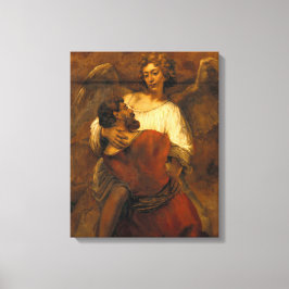 Jacob Wrestling mit dem Engel - Rembrandt - c1659 Leinwanddruck