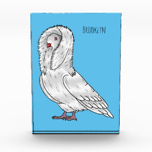 Jacobin-Taube-Cartoon Fotoblock