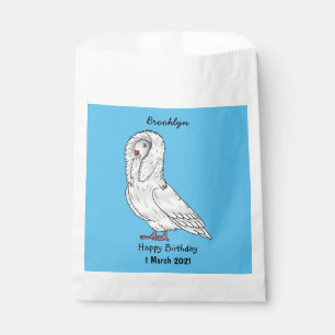 Jacobin-Taube-Cartoon Geschenktütchen