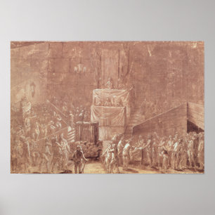 Jacobin Verein während der Revolution Poster