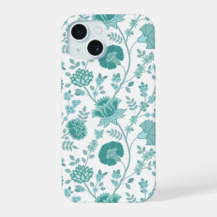 Jacobobobohne Blumenmuster Tees auf Weiß iPhone 15 Hülle